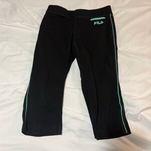 Fila women’s athletic cropped leggings size XS